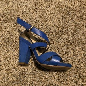Blue Aldo heels